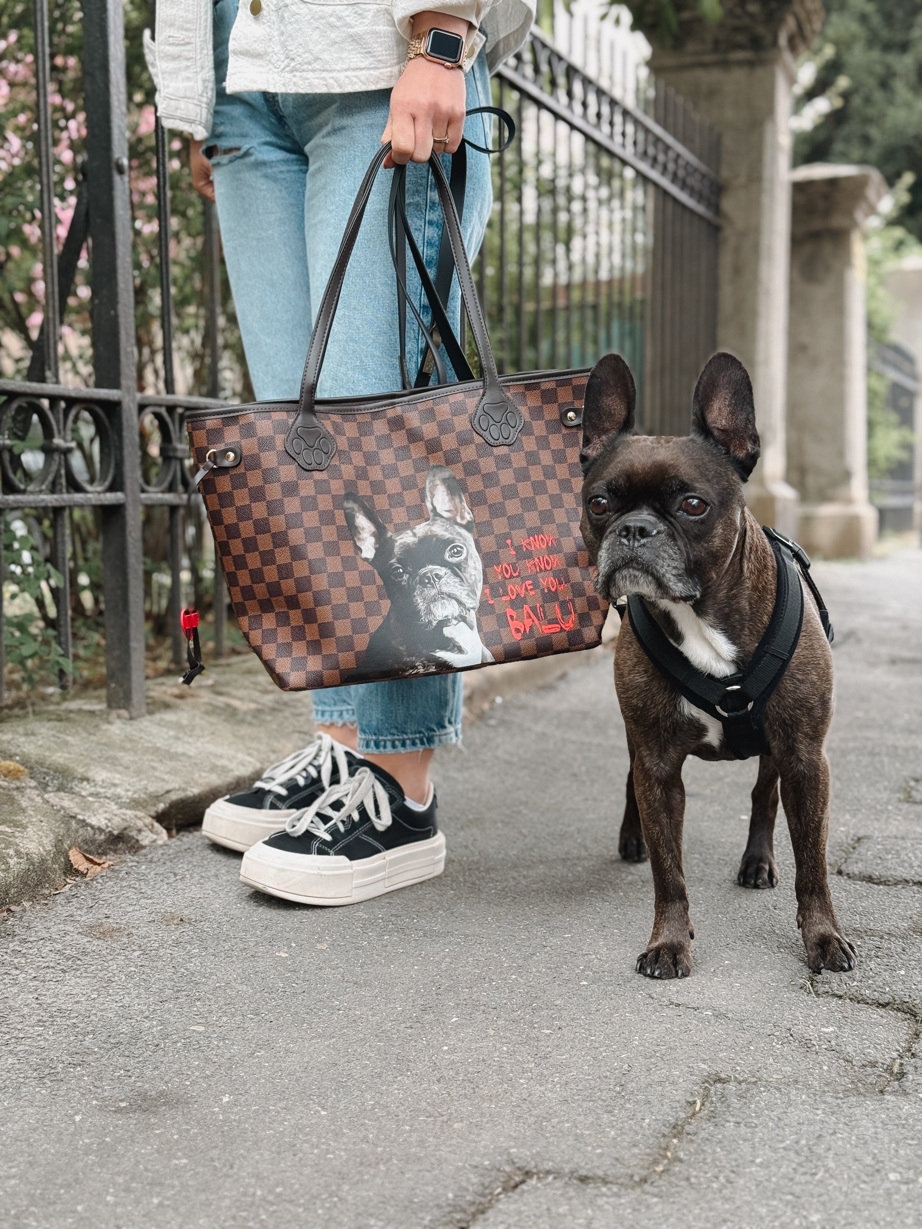 COCO + LOUIS L❤️VE Bag mit Deinem Hund personalisierbar