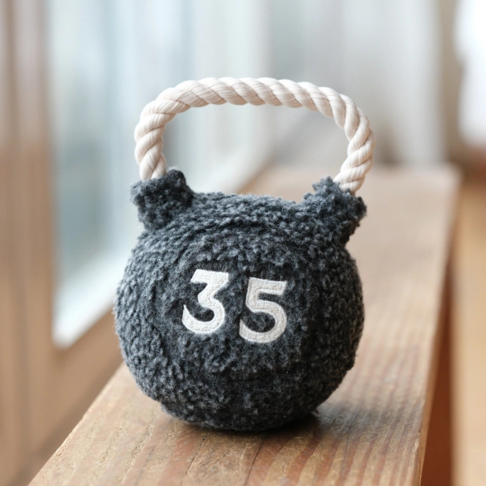 Dekobild Hundespielzeug Kettlebell - lambwolf collective