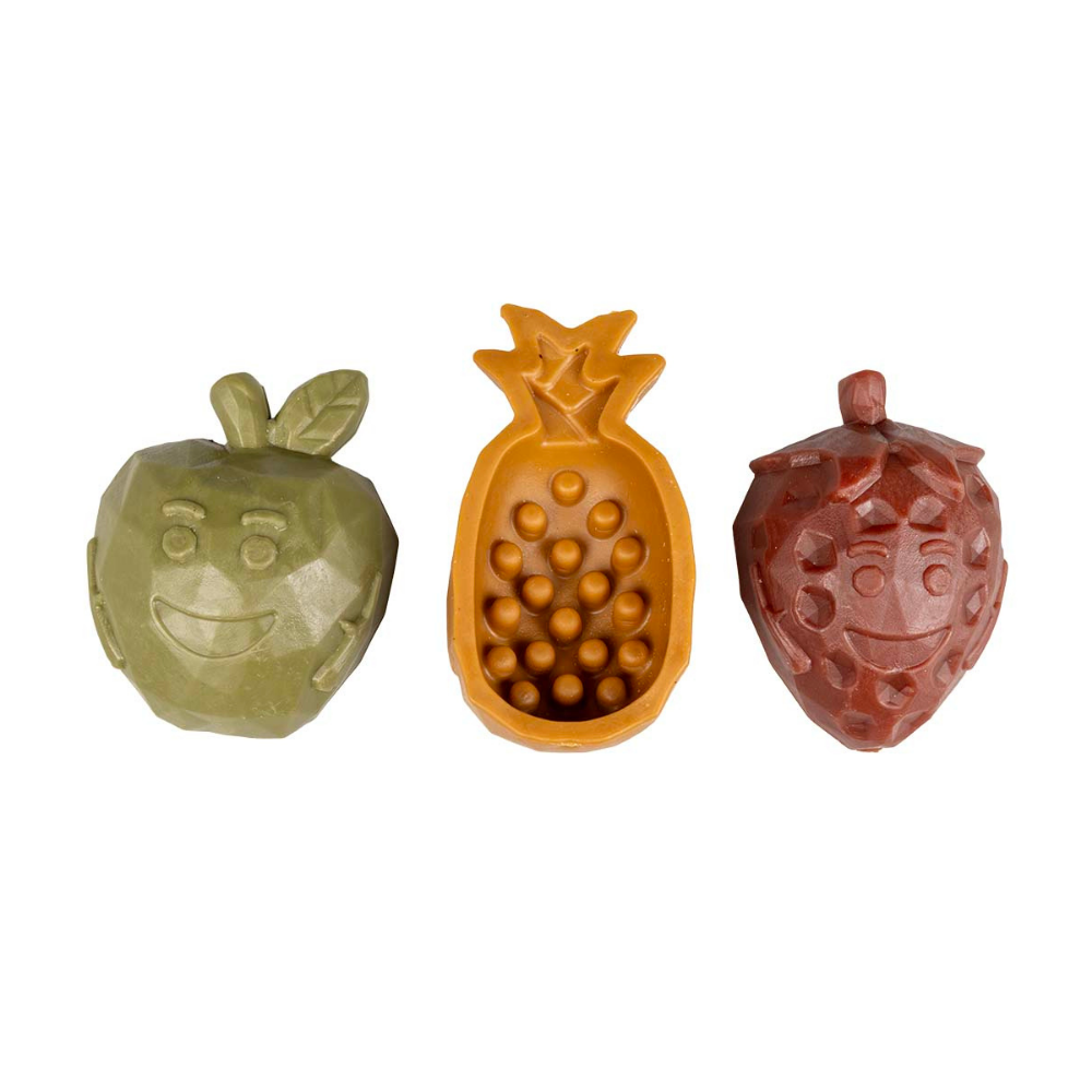 Dental Kausnack Garden Bites Fruity Buddies Apfel, Ananas & Erdbeere - DUVO+