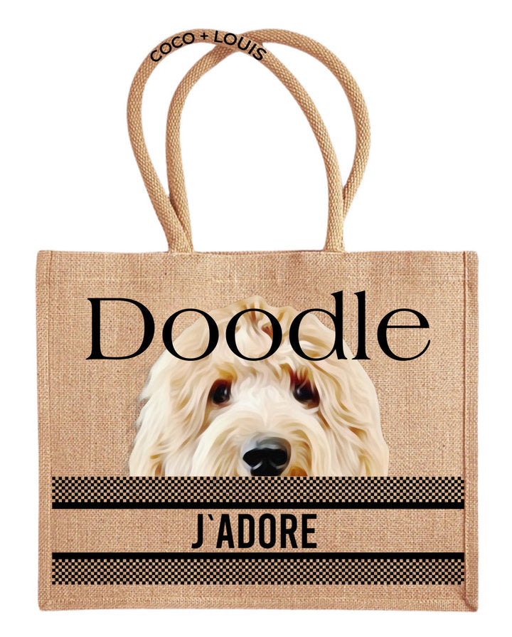 COCO + LOUIS Shopper mit Hundemotiv Doodle 2