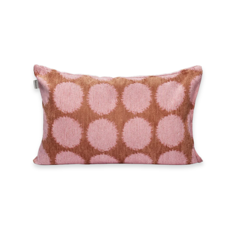 DOGGUO Dot Sofakissen Mocha/Pink