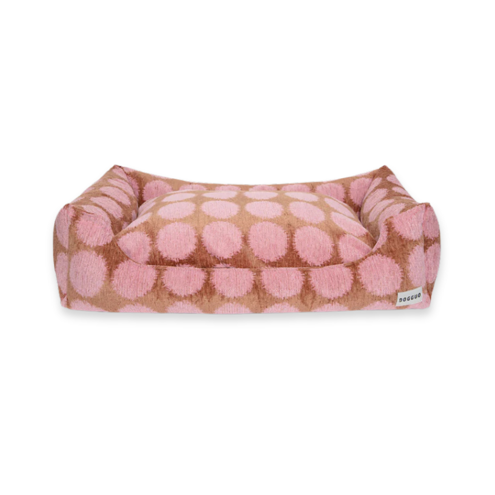Dot Hundebett Mocha/Pink - DOGGUO