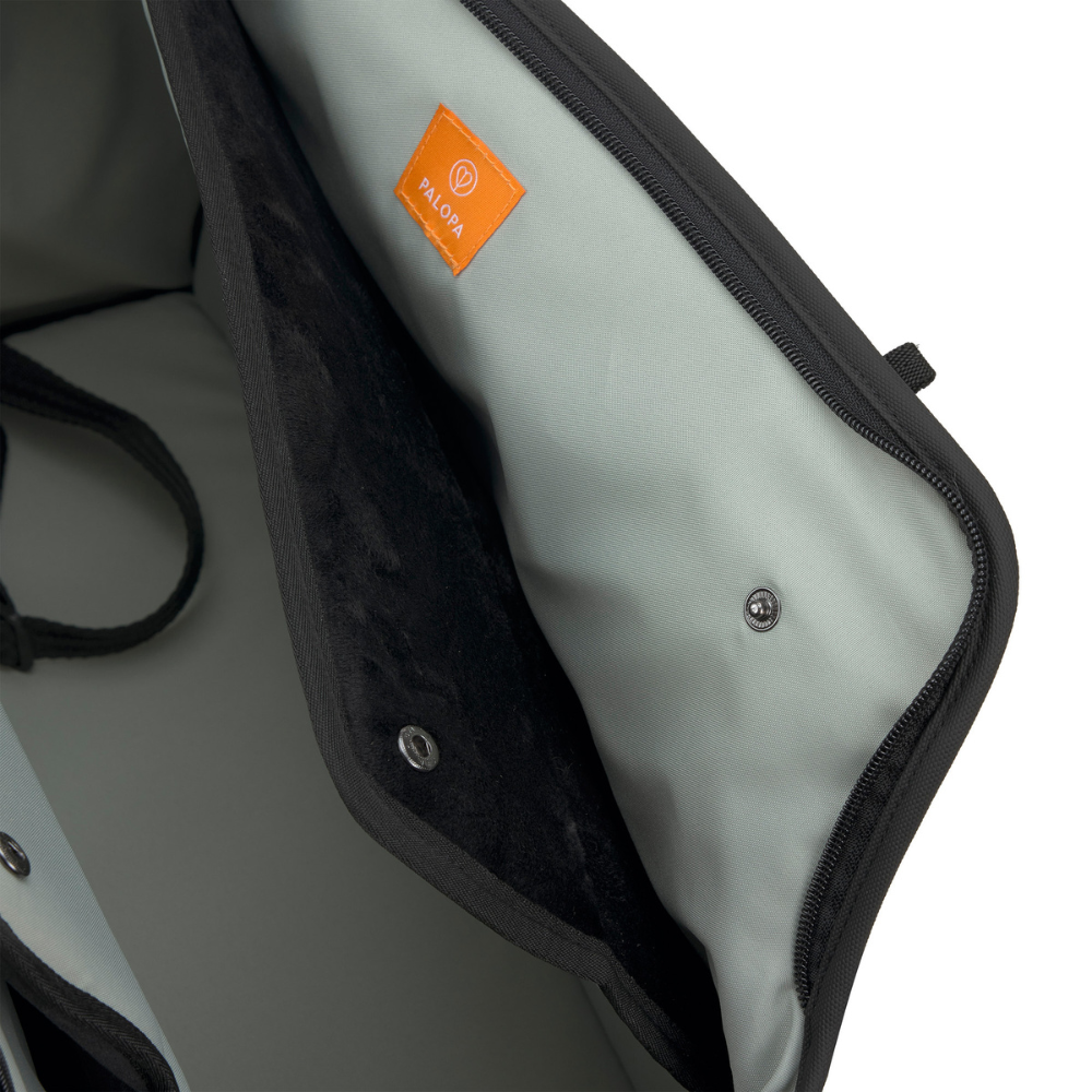Druckknöpfe Reisematte Hundetragetasche WEDA Black - PALOPA