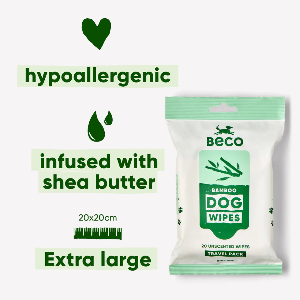 Eigenschaften Feuchttücher für Hunde Reisegröße - Beco Pets