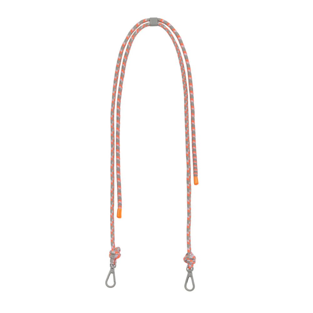 Ersatz-Schultergurt für Leckerlibeutel TAUPE NEON ORANGE - PALOPA