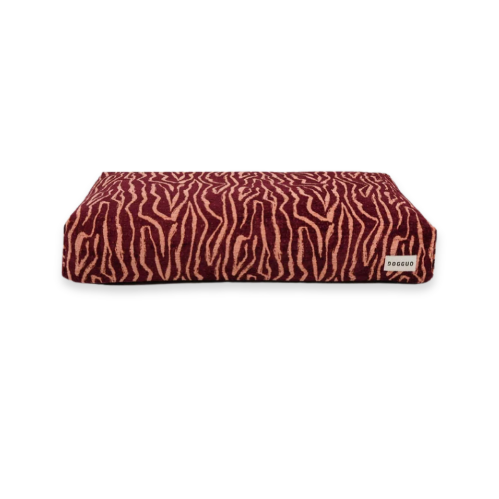 Ethnic Hundekissen Peach/Bordeaux - DOGGUO