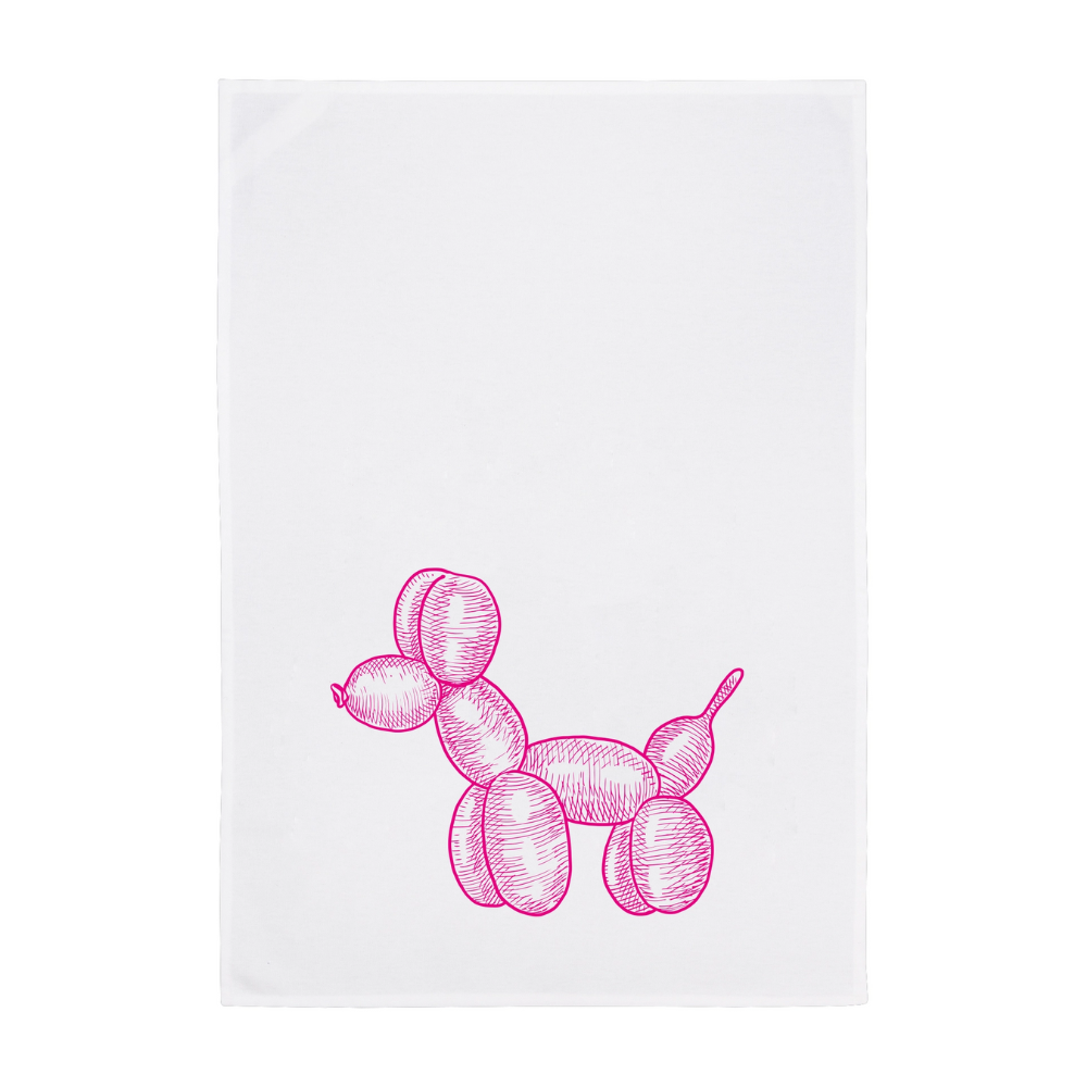 Geschirrtuch Balloon Dog neonpink - 17;30