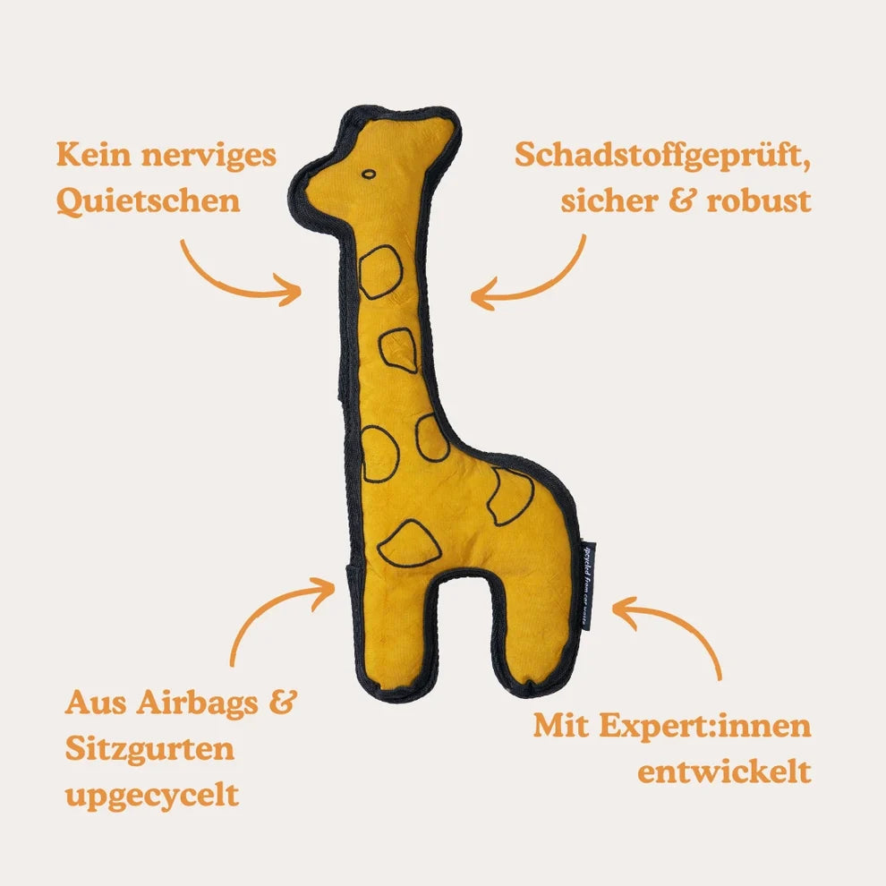 Hundespielzeug Giraffe – nachhaltig, robust & interaktiv
