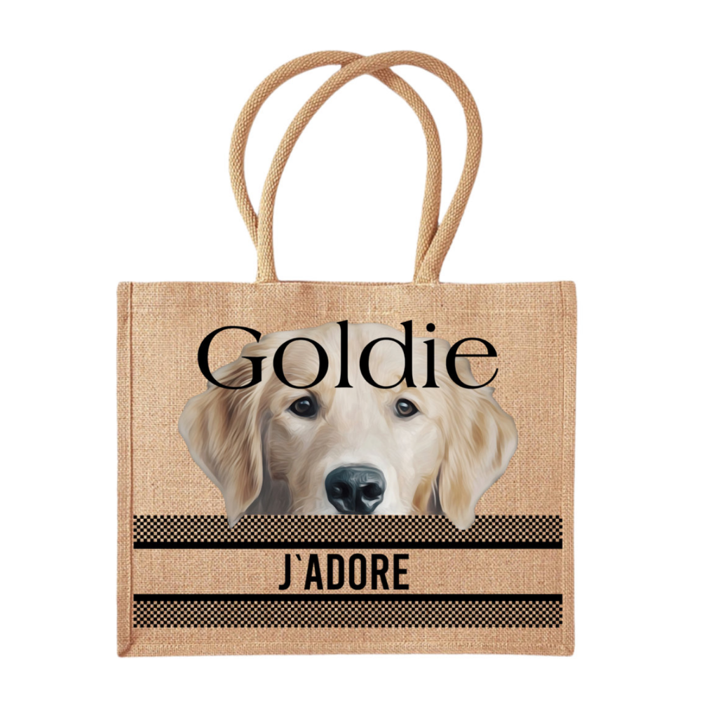 COCO + LOUIS Shopper mit Hundemotiv Goldie