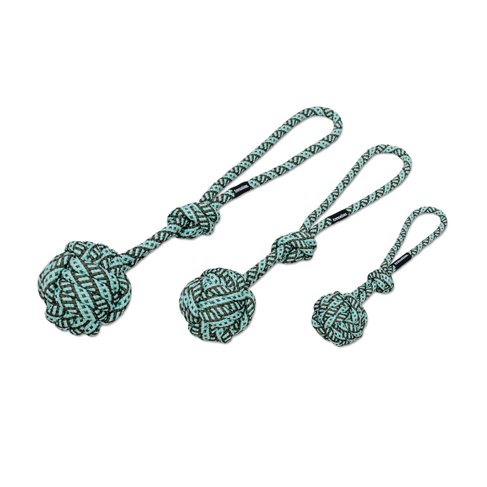Größenvergleich Hunde-Tau-Spielzeug BOLLY Ocean - treusinn.