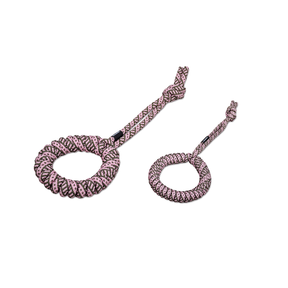 Größenvergleich Hunde-Tau-Spielzeug LOOPY Blossom - treusinn.