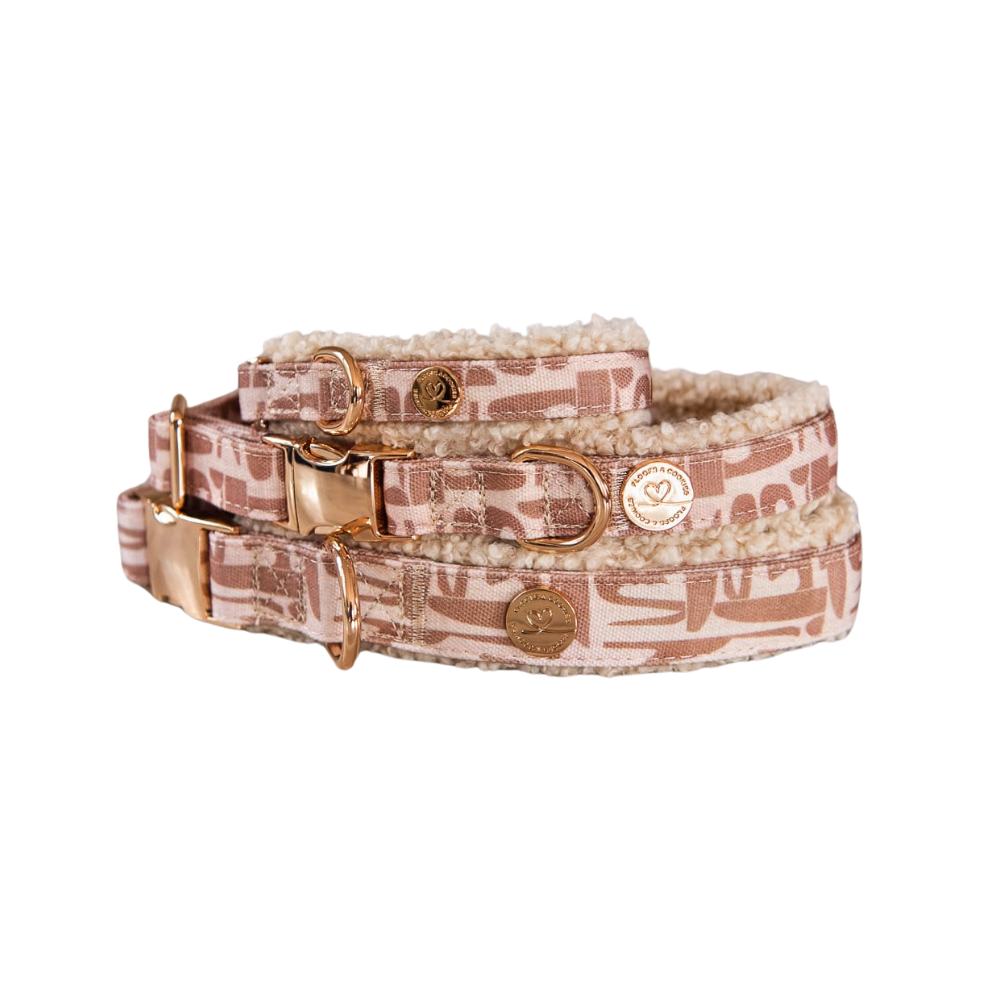 Halsband Teddy Mauve - floofs & cookies
