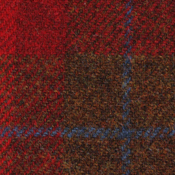 Halsband Harris Tweed® Dark Red ca. 1,30m