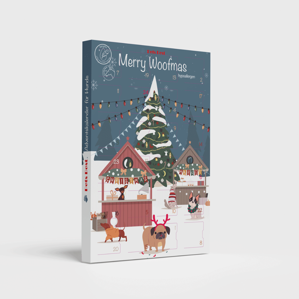 Hypoallergener Adventskalender für Hunde 2025 „Christmas Market" - Pets Best