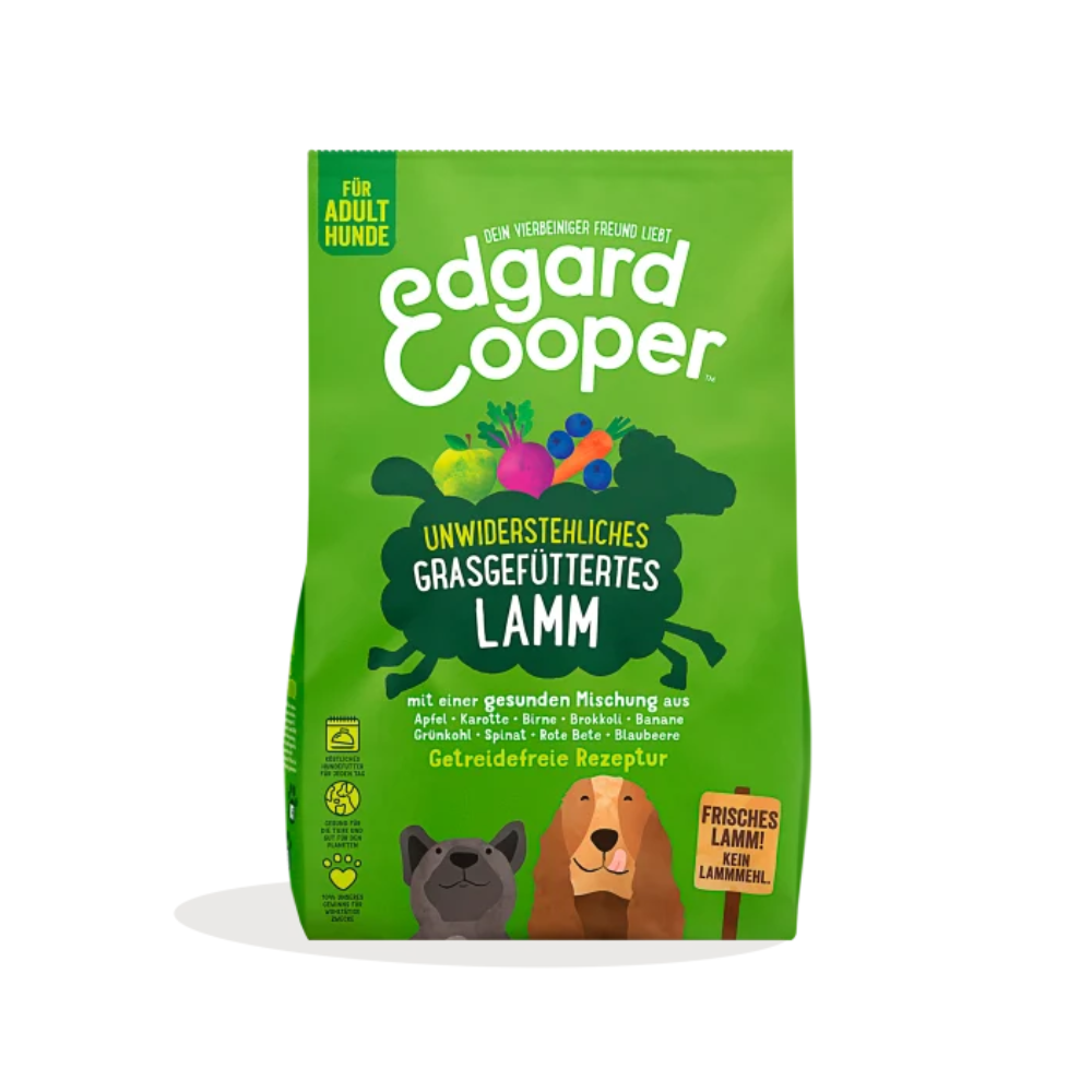 Hunde Trockenfutter Frisches gradgefüttertes Lamm - Edgard & Cooper