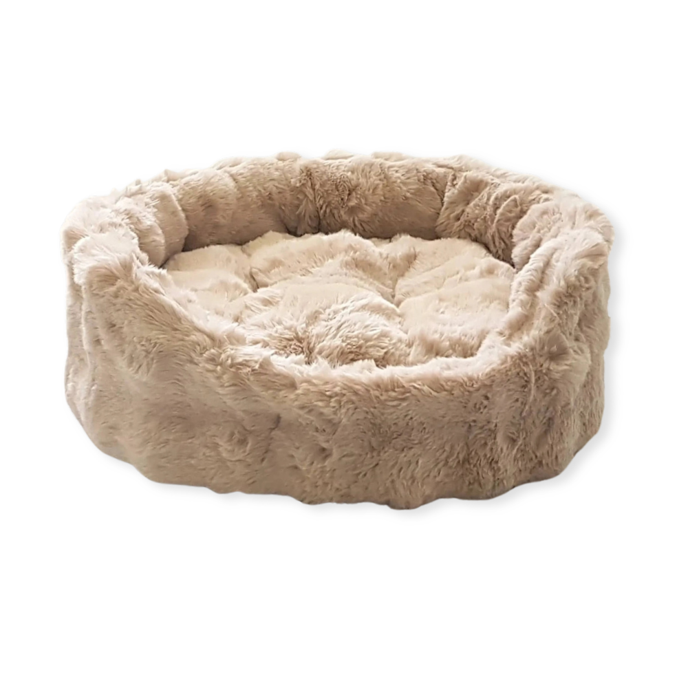 Hundebett NOMI Kunstfell Gravel - Dogs in the City