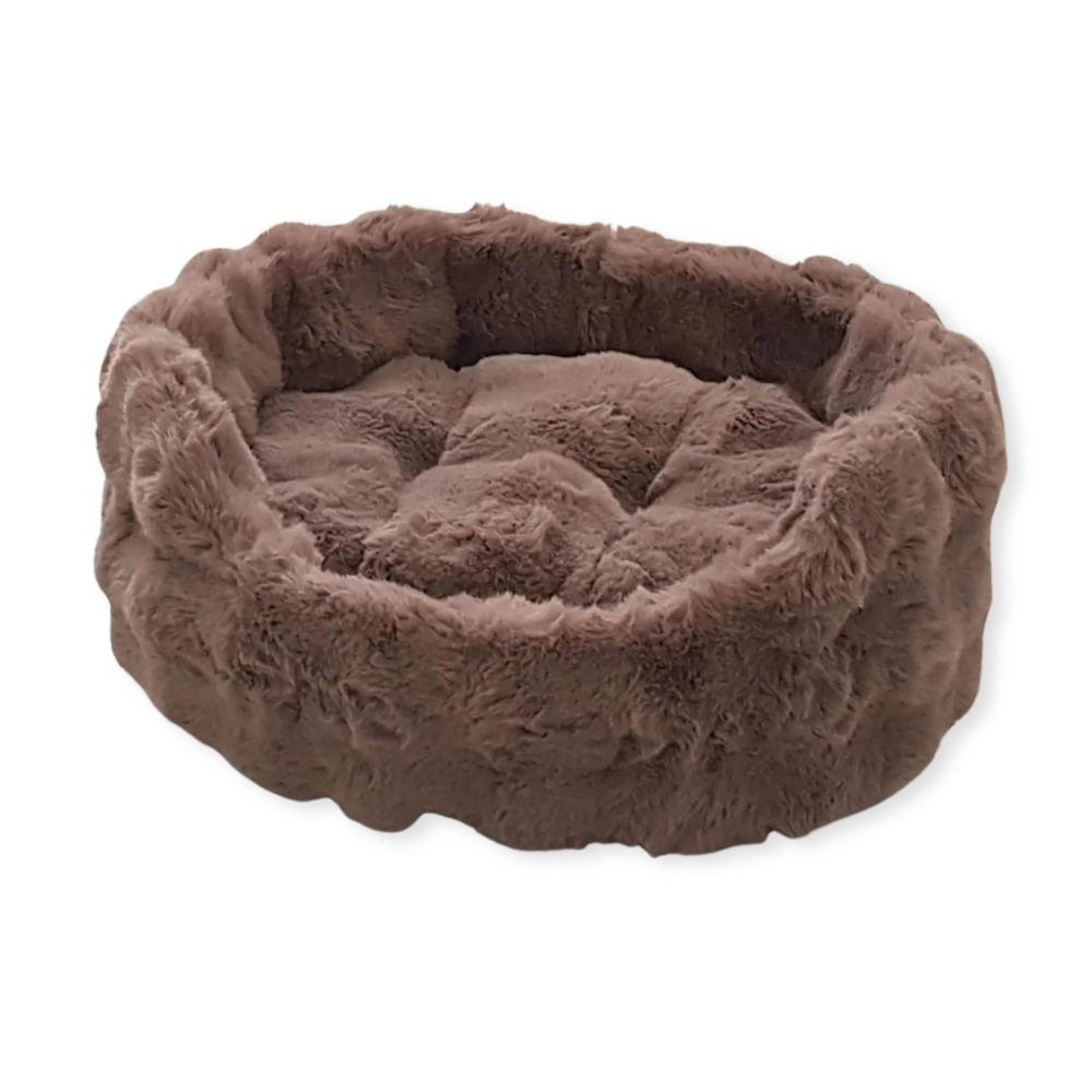 Hundebett NOMI Kunstfell Nougat - Dogs in the City