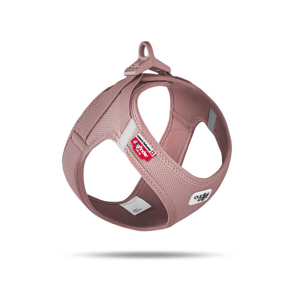 Hundegeschirr VEST HARNESS CURLI SCHNALLE AIR-MESH Rose