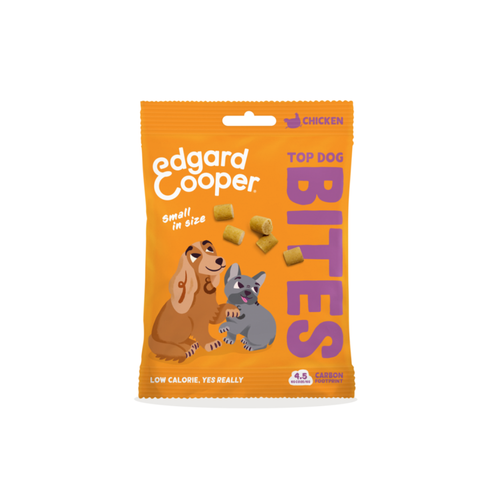 Hundeleckerli Top Dog Bites - Huhn - Edgard & Cooper