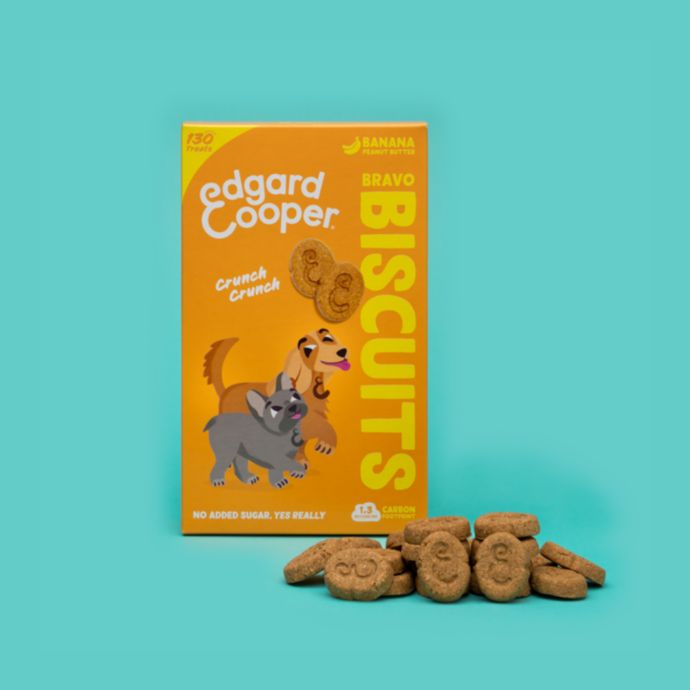 Moodbild Hundeleckerli Kekse Biscuits - Banane & Erdnussbutter - Edgard & Cooper
