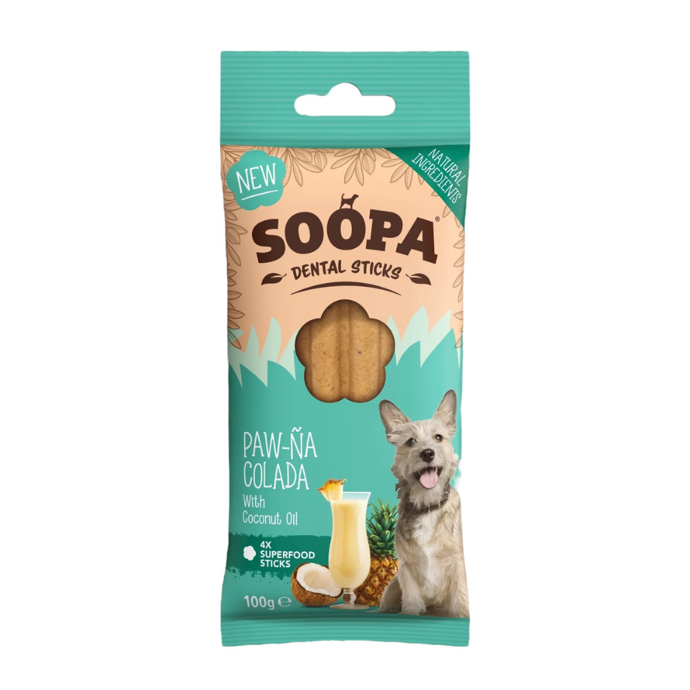 Hundeleckerli PAW-NA Colada Dental Sticks - Soopa