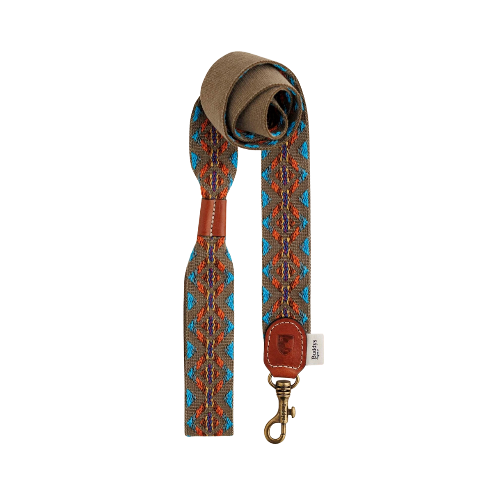 Hundeleine Peruvian ETNA Grün 120 cm - Buddys Dogwear