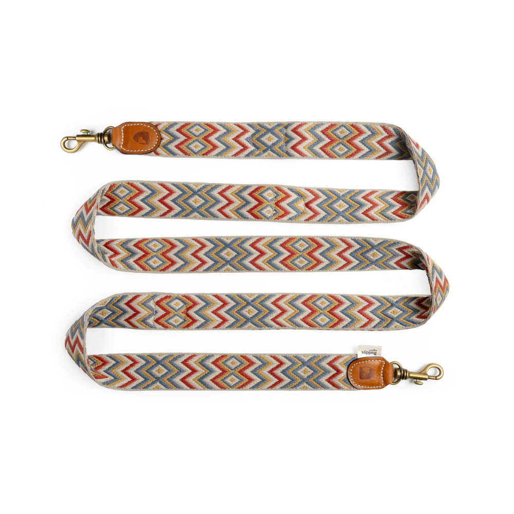 Hundeleine verstellbar NAJA Zickzack - Buddys Dogwear