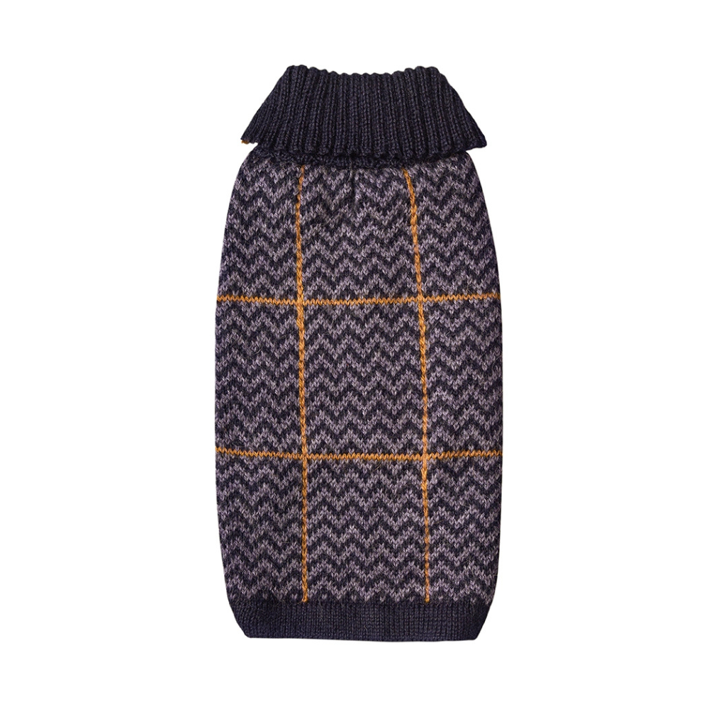 Hundepullover Preppy Blue aus Alpaka - Alqo Wasi