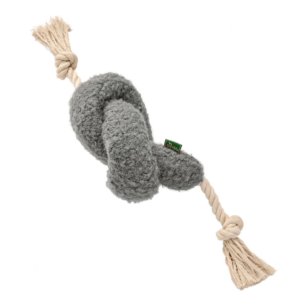 Hundespielzeug Madrid mit Tau 59 cm grau - HUNTER