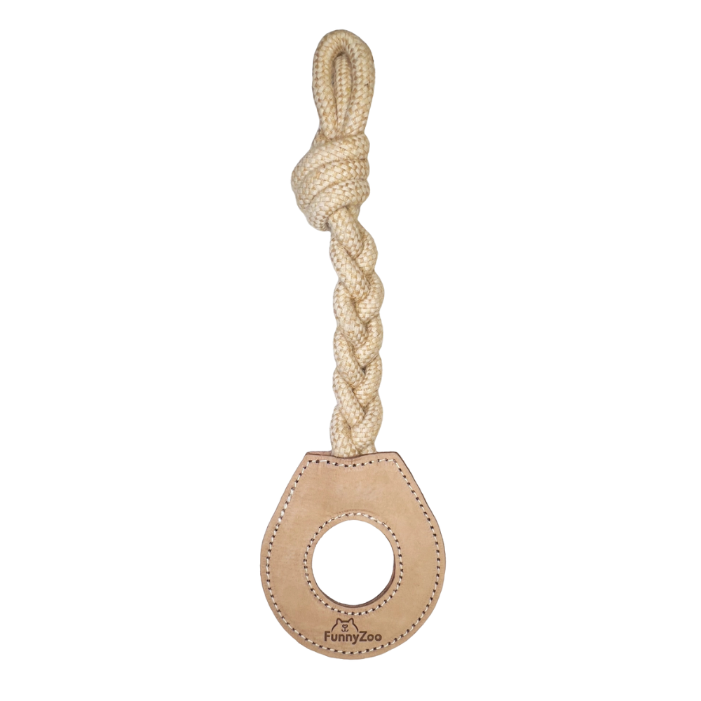 Hundespielzeug Zergel CIRCLE aus Leder - FunnyZoo