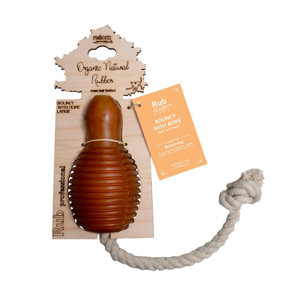 Hundespielzeug Rub Bouncy & Rope Large - retorn
