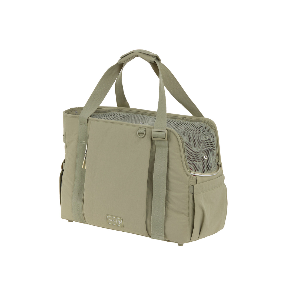 Hundetragetasche WEDA Crinkled Pale Olive - PALOPA