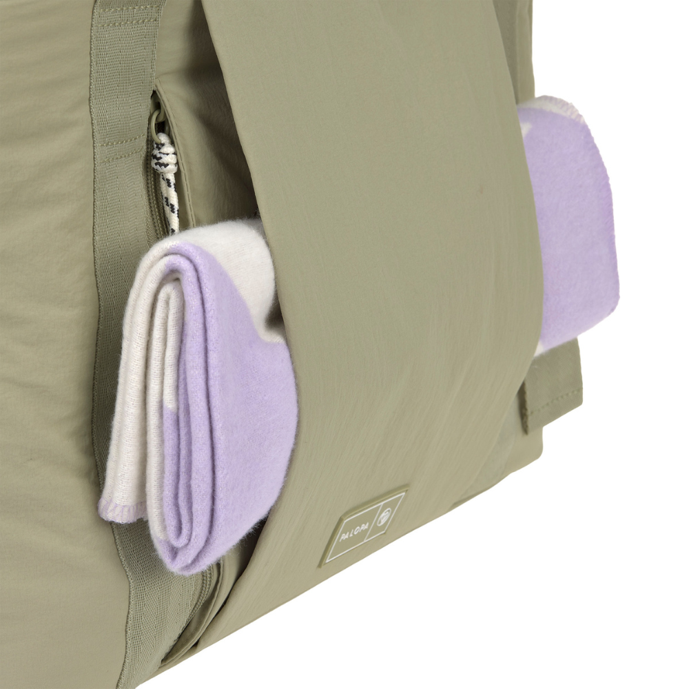 Hundetragetasche WEDA Crinkled Pale Olive Außenlasche - PALOPA