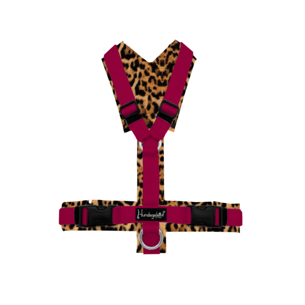 Hundsgeleint Hundegeschirr Ozelot X Bordeaux