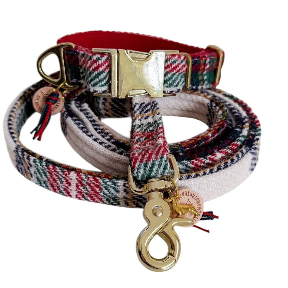 Hundeleine Harris Tweed® Check ca. 1,30m