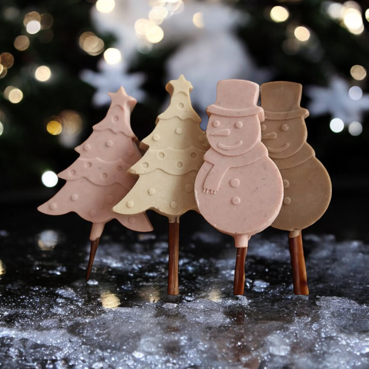 Weihnachtslolli Schneemann / Weihnachtsbaum