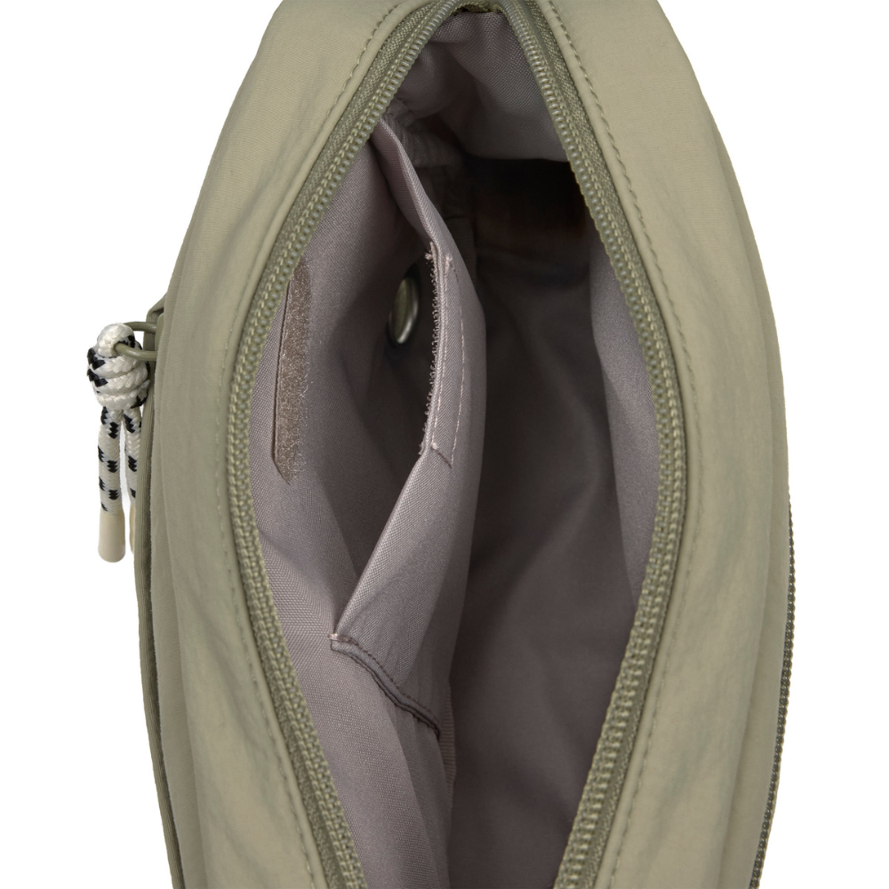 Innenansicht Gassitasche NOKA Crinkled Pale Olive - PALOPA
