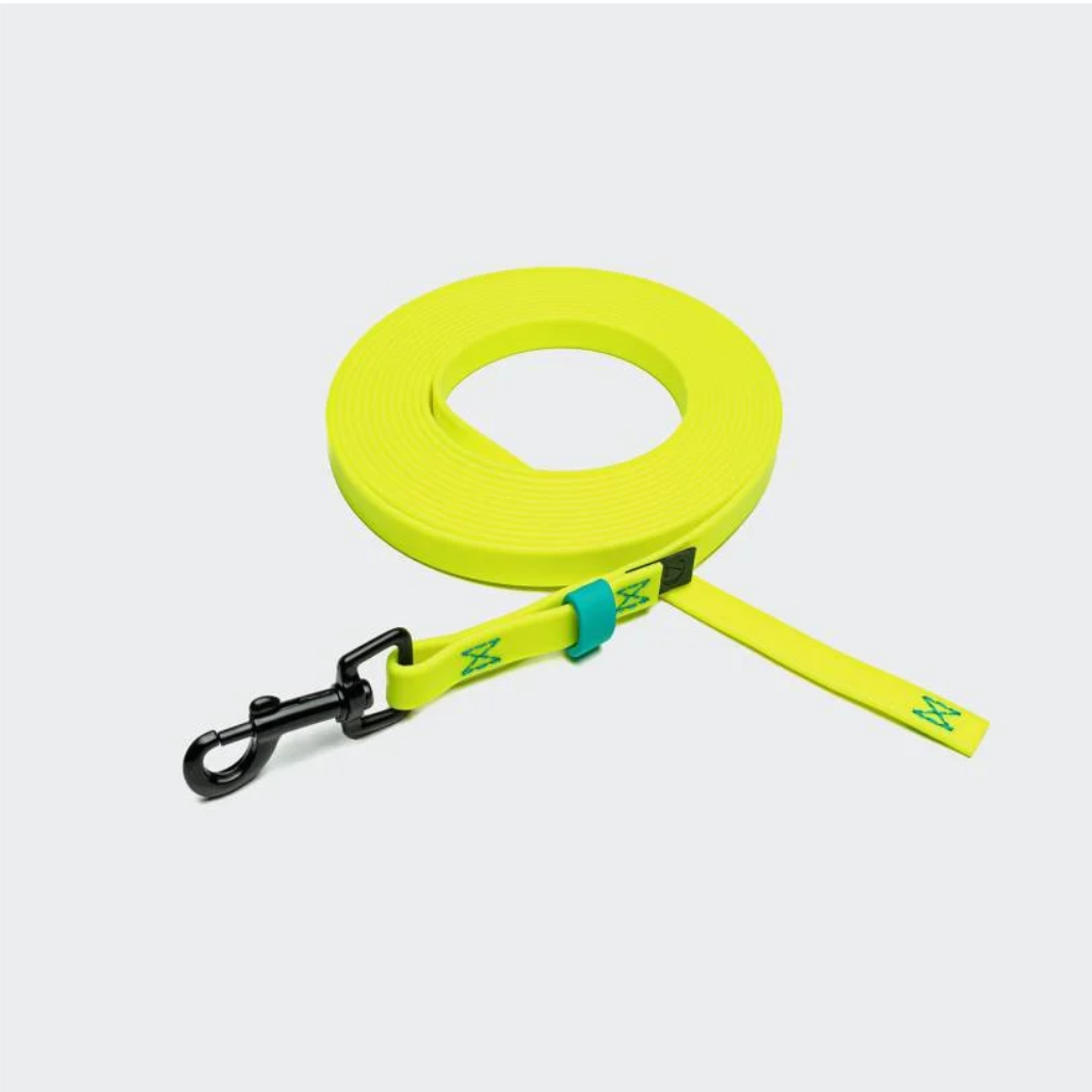 Cloud7 Schleppleine BioThane Ipanema Neon-Yellow - Aqua