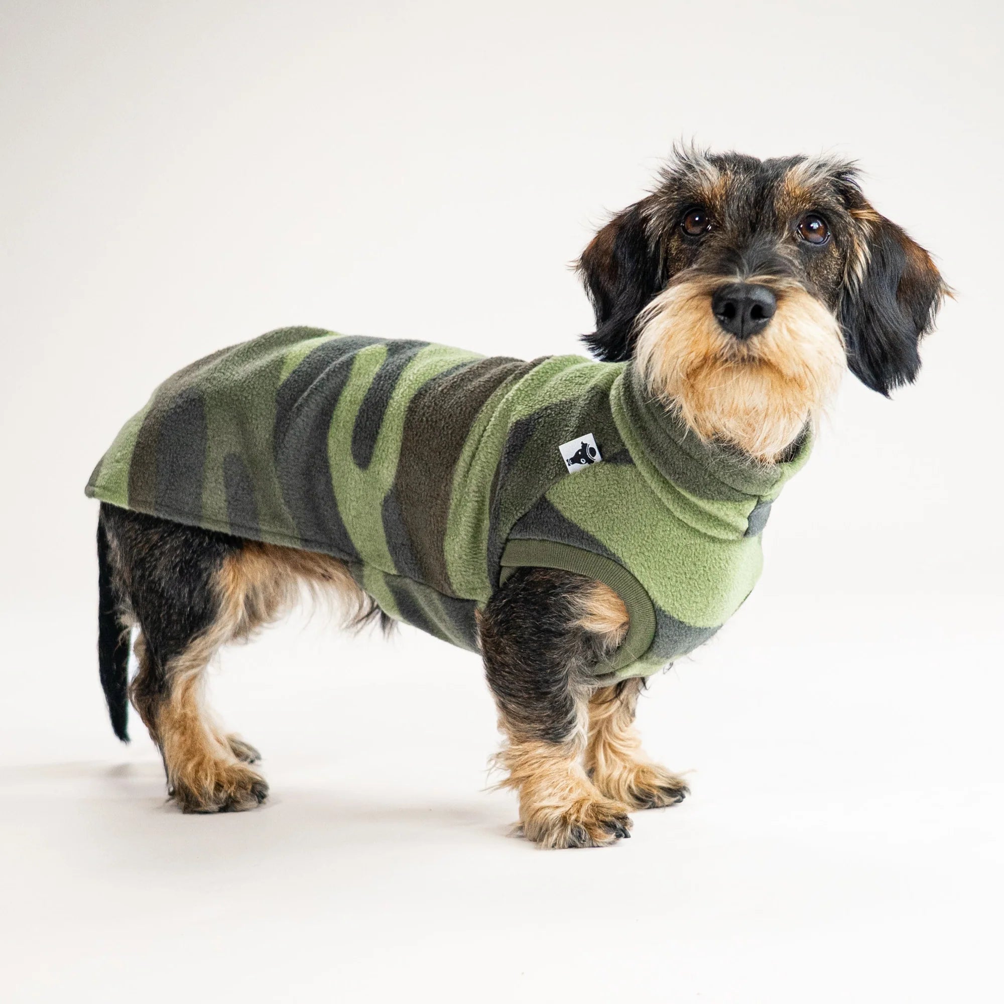 KARMA HUND Longshirt für Dackel in Camouflage