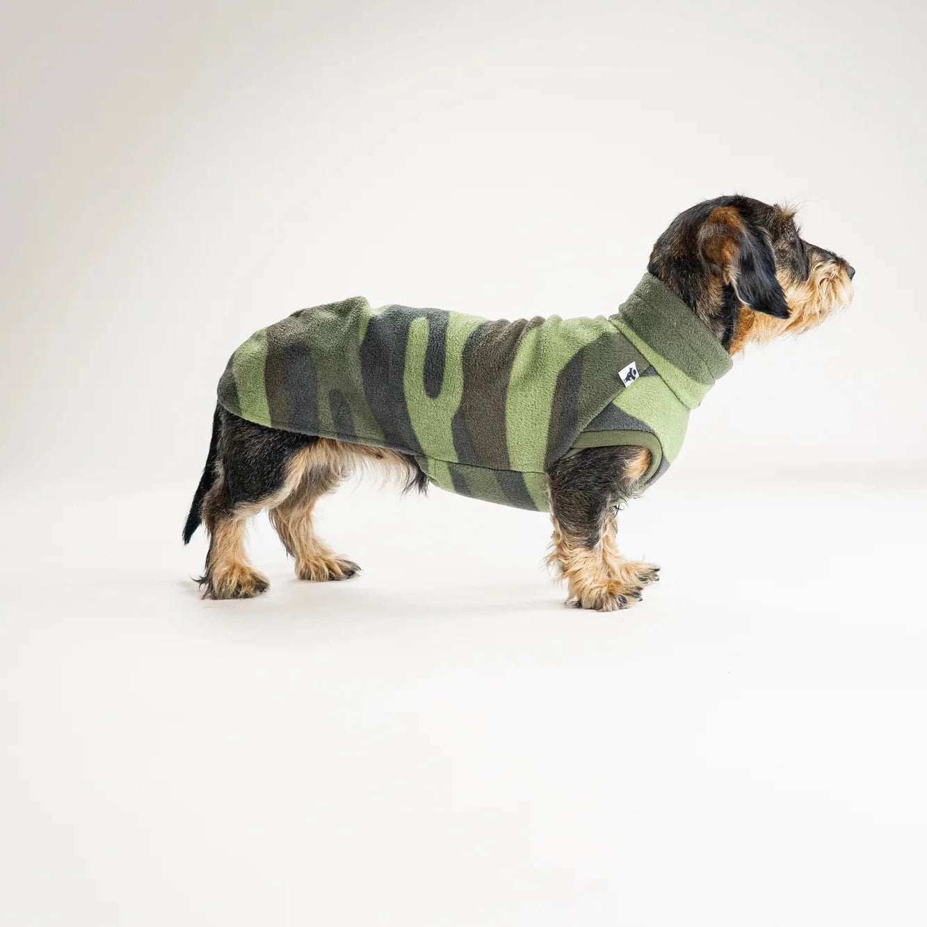 KARMA HUND Longshirt für Dackel in Camouflage