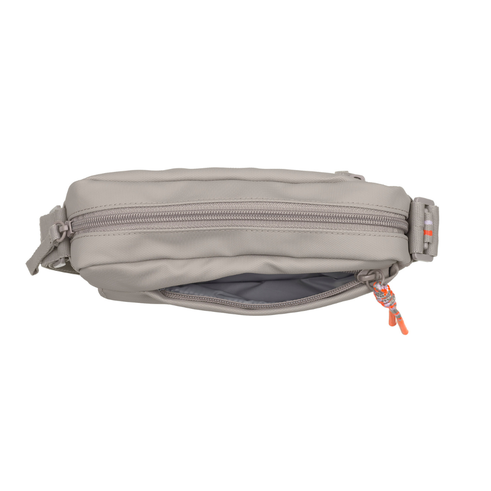 Kleines Fach mit Reißverschluss Gassitasche NOKA Taupe - PALOPA