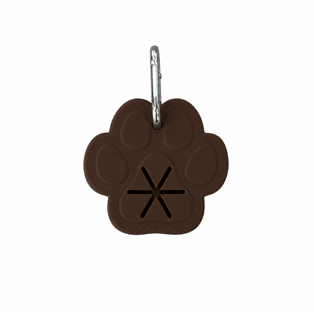 Kotbeutelhalter PFOTE CHOCOLATE BROWN - LOVIN'DOG