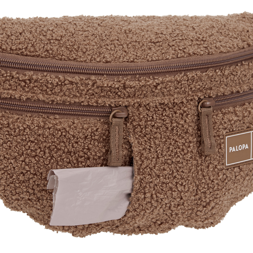 Kotbeutelspender Gassitasche EMMA Teddy-Fleece Braun - PALOPA