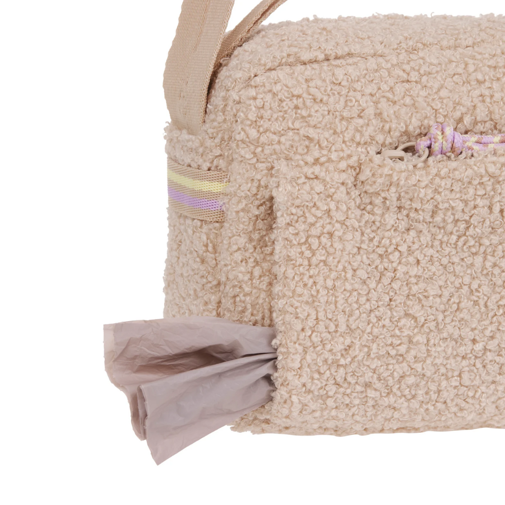 Kotbeutelspender Gassitasche Square Bag NOKA Teddy Beige - PALOPA