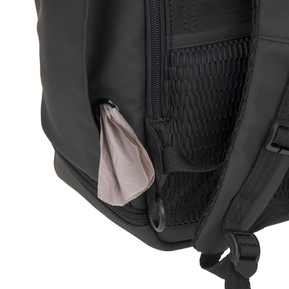 Kotbeutelspender PALOPA Rolltop Backpack Rucksack YOSKA Black
