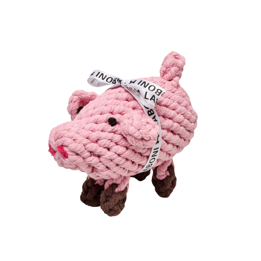 LABONI Hundekauspielzeug PIGGY PIG Schwein
