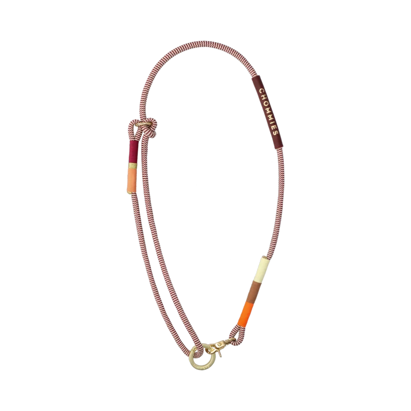 Chommies Lanyard Autumn Schlüsselband on Burgundy Chevron