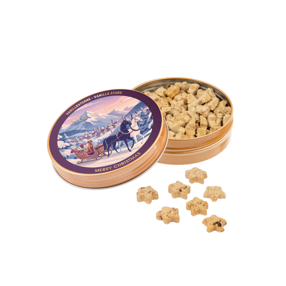 LILA LOVES IT Weihnachts Goodies Dose X-MAS Kokos-Vanille Sterne 2026