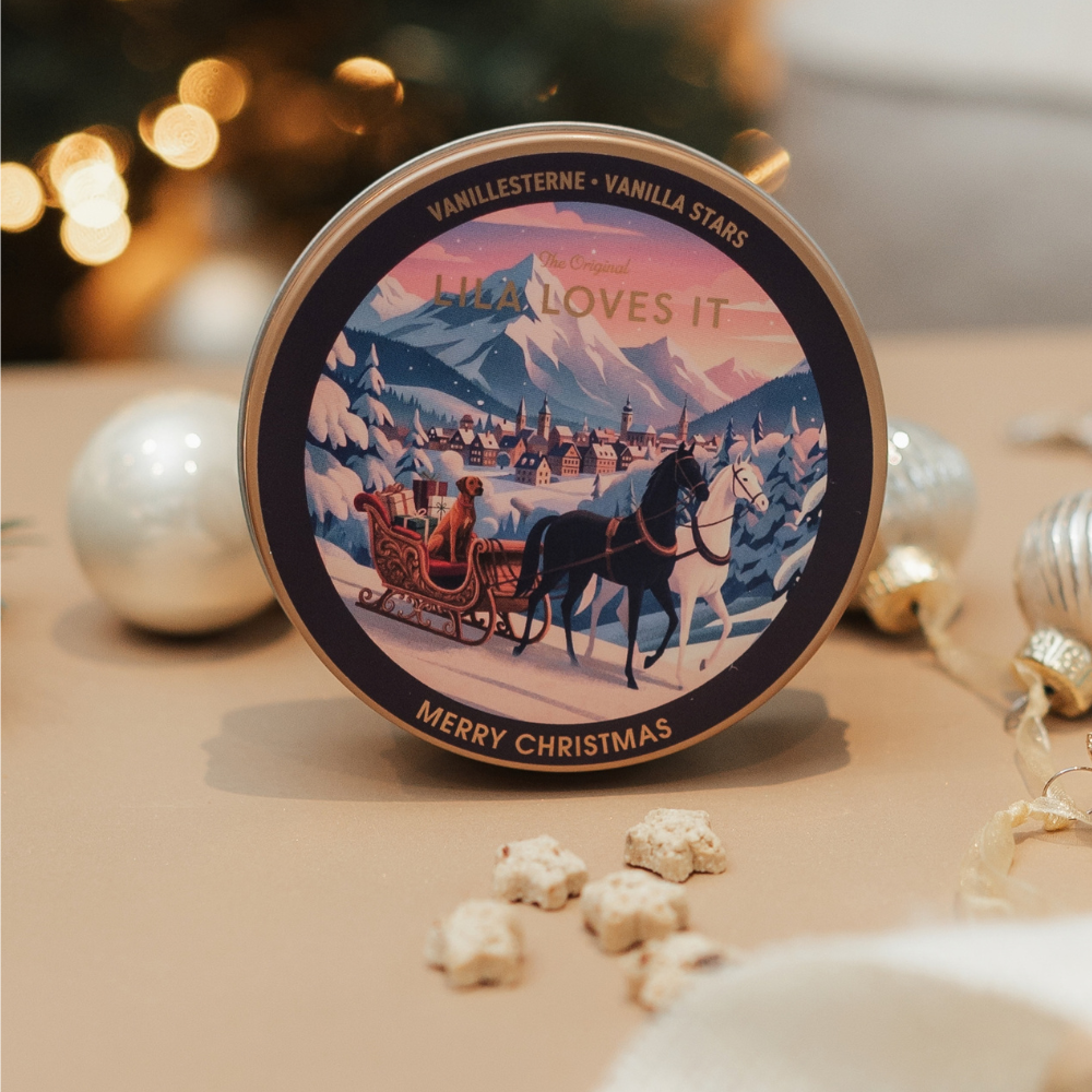 LILA LOVES IT Weihnachts Goodies Dose X-MAS Kokos-Vanille Sterne 2026 Moodbild