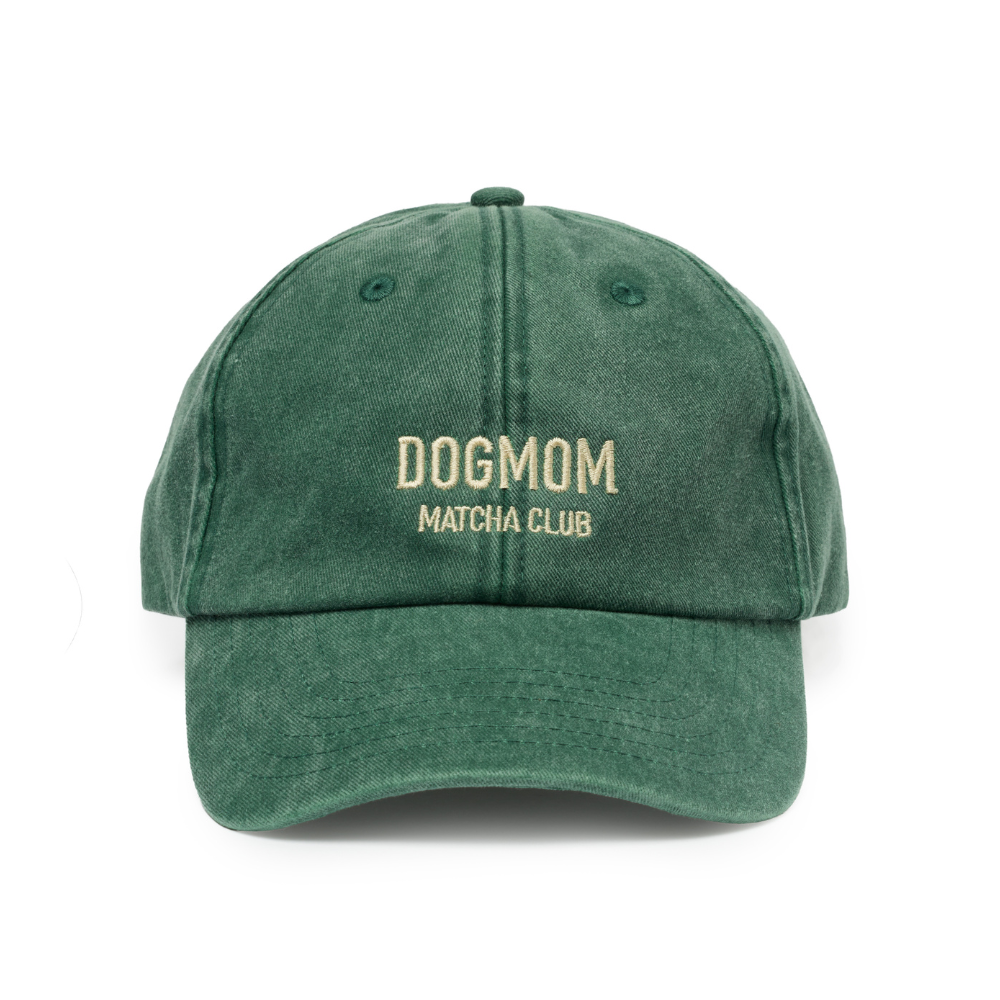 Lieblingspfote Cap DOGMOM MATCHA CLUB Vintage Green - Limited Edition